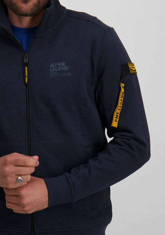PME Legend Zip jacket jacquard interlock swea PSW2408424