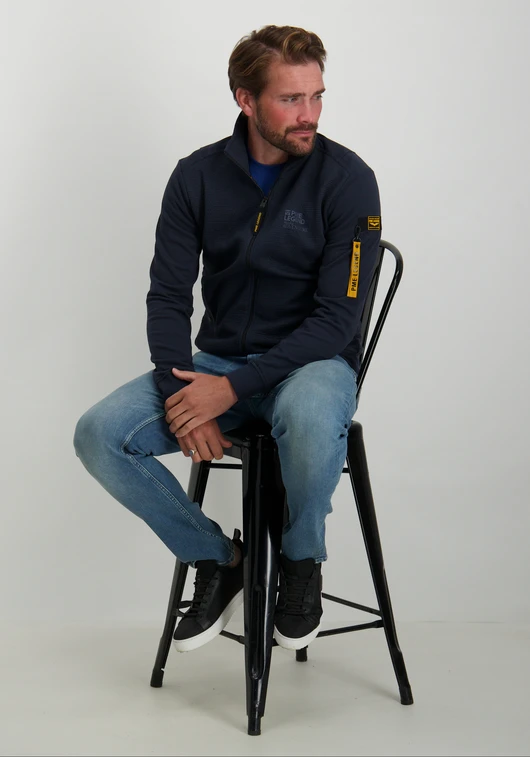 PME Legend Zip jacket jacquard interlock swea PSW2408424