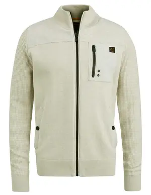 PME Legend Zip jacket knit sweat combination PKC2309356