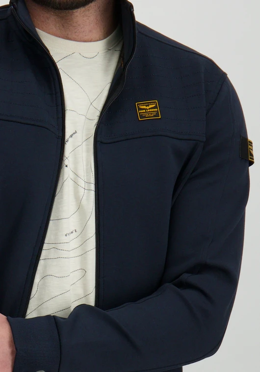 PME Legend Zip jacket spacer look sweat PSW2502476