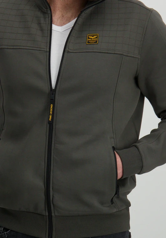 PME Legend Zip jacket spacer look sweat PSW2502476