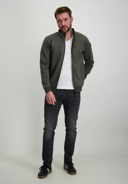 PME Legend Zip jacket spacer look sweat PSW2502476