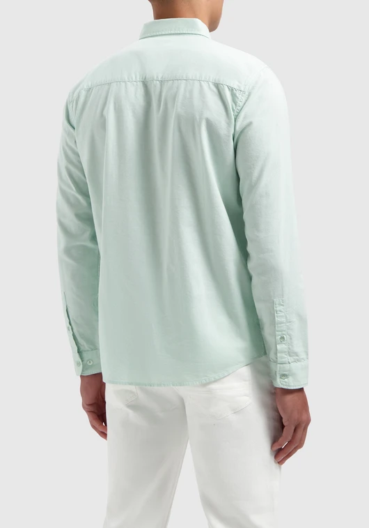 Pure Path Button up shirt with garment dye 24010209