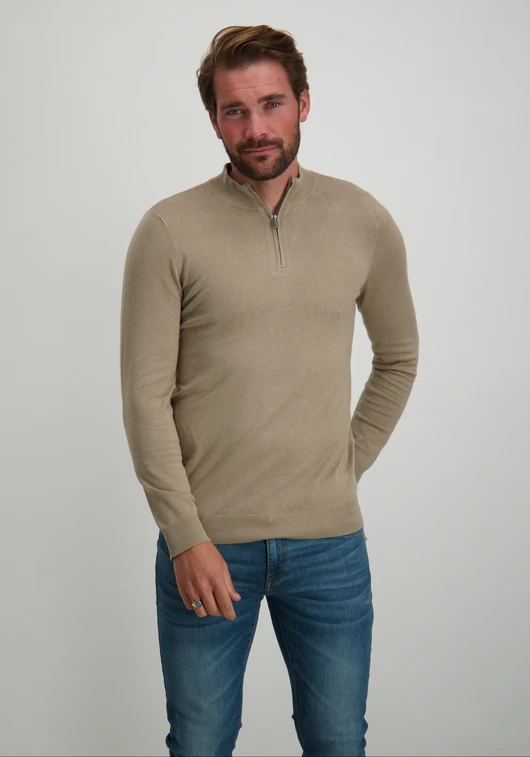 Pure Path Essential Knitwear Halfzip Sweater 10815