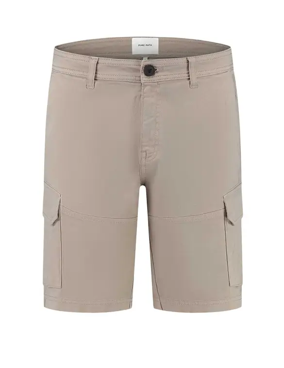 Pure Path Garment dye Cargo shorts 24010508