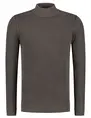 Pure Path jaquard washed mockneck 23030816