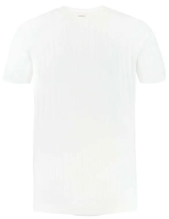 Pure Path Knitted short sleeve with drop need 24010808