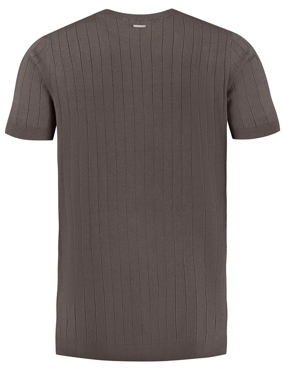 Pure Path Knitted short sleeve with drop need 24010808