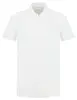 Pure Path Knitted shortsleeve polo half zip w 24010804