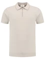 Pure Path Regular fit Polo SS Half Zip Knitwe 25010801