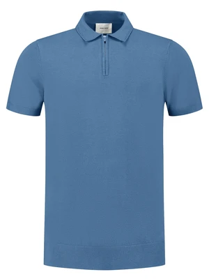 Pure Path Regular fit Polo SS Half Zip Knitwe 25010801