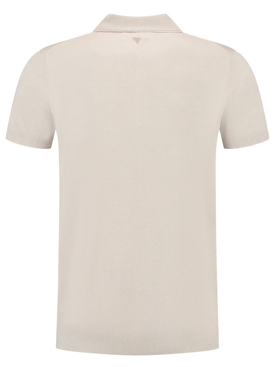 Pure Path Regular fit Polo SS Half Zip Knitwe 25010801