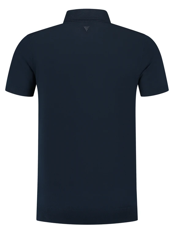 Pure Path Regular fit Polo SS Half Zip Knitwe 25010801