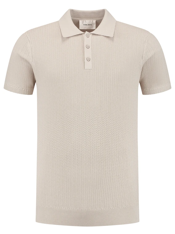 Pure Path Regular fit Polo SS Knitwear 25010815
