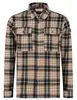 Pure Path Wool look check over shirt 23030207