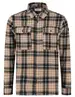 Pure Path Wool look check over shirt 23030207