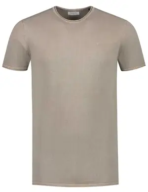 Purewhite Flat knitted shirt shortsleeve with 10809