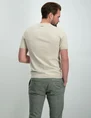 Purewhite Knitted Tshirt with small logo on c 23010802