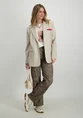 Refined Department ladies knitted oversized t-shirt MAGGY R2409713645
