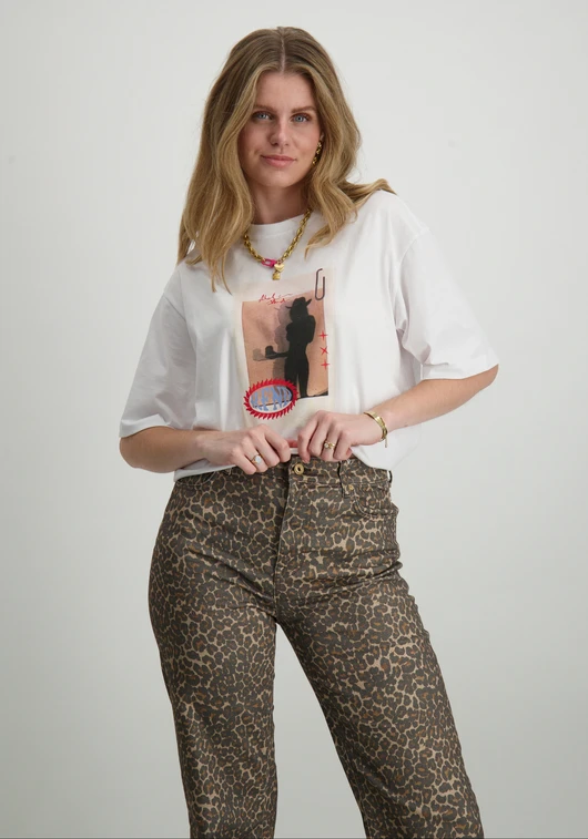 Refined Department ladies knitted oversized t-shirt MAGGY R2409713645