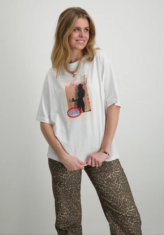Refined Department ladies knitted oversized t-shirt MAGGY R2409713645