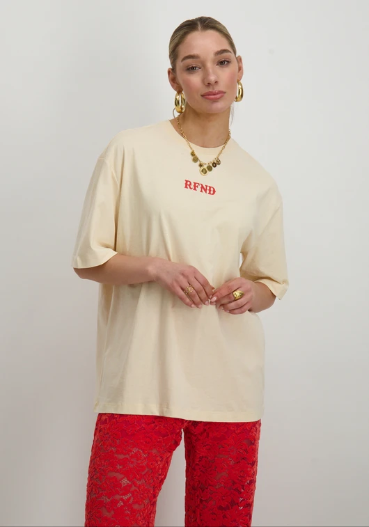 Refined Department Ladies knitted oversized t-shirt MAGGY R2502813625