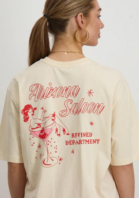 Refined Department Ladies knitted oversized t-shirt MAGGY R2502813625
