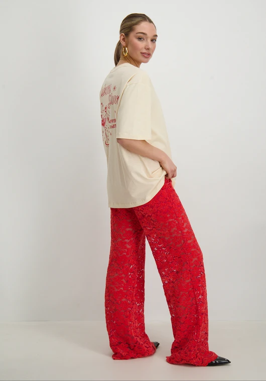 Refined Department Ladies knitted oversized t-shirt MAGGY R2502813625