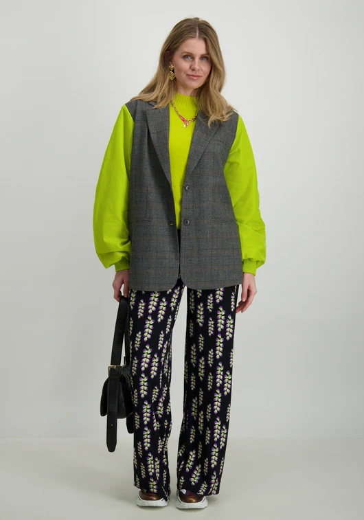 Refined Department ladies woven blazer bomber sleeves LIZE R2410455652