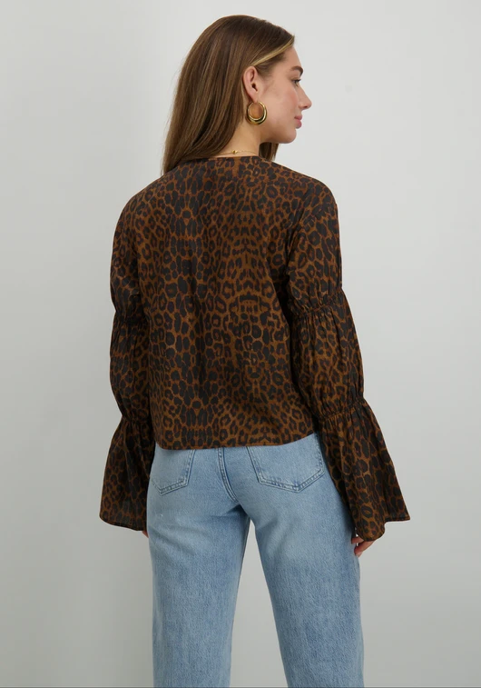 Refined Department Leopard blouse GEMMA R2409943634