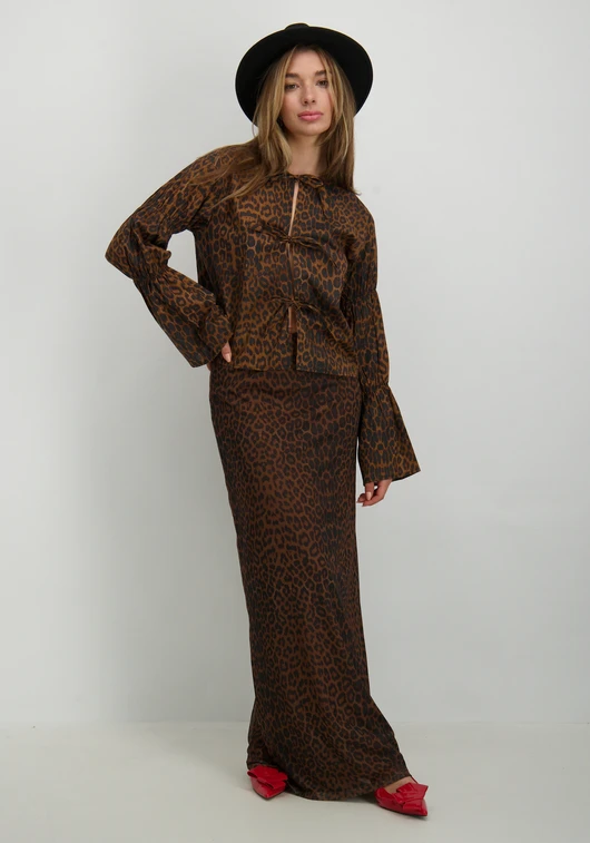 Refined Department Leopard blouse GEMMA R2409943634