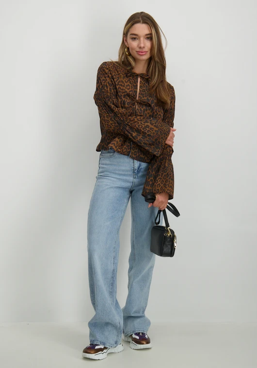 Refined Department Leopard blouse GEMMA R2409943634