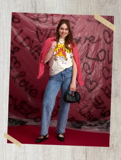 Romance in Red Harper & Yve look