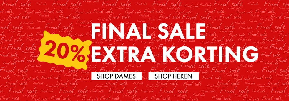 Sale 20% extra kassakorting