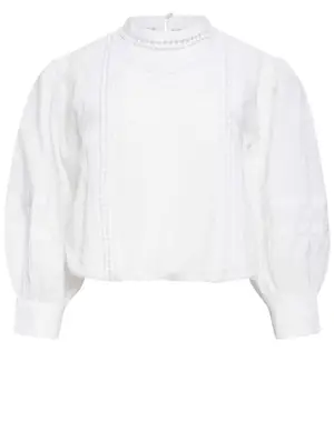 Smashed Lemon Blouse met kanten details 22732