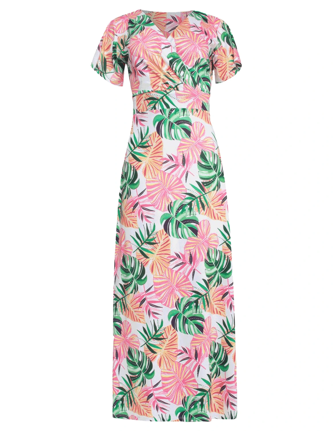 Ja Respectievelijk fantoom Smashed Lemon Maxi dress tropical print 23108 multi colour kopen bij The  Stone