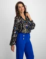 Tramontana Blouse Abstract Flower Print Q06-09-301