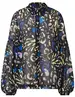 Tramontana Blouse Abstract Flower Print Q06-09-301