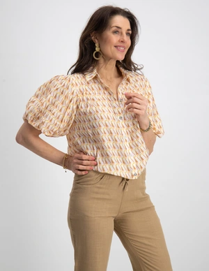 Tramontana Blouse Balloon Soft Triangles C11-08-301