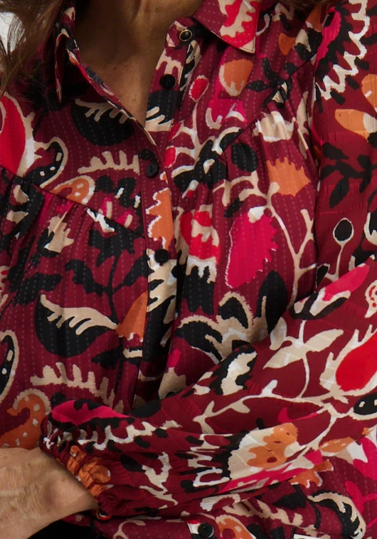 Tramontana Blouse Bold Flowers C09-14-301