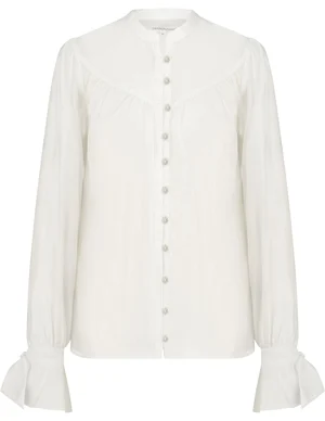 Tramontana Blouse Stripe Bow Cuffs Q19-07-301