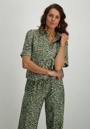Tramontana Blouse Zebra Swirl C21-15-301