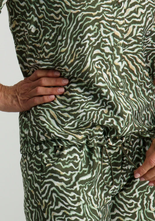 Tramontana Blouse Zebra Swirl C21-15-301