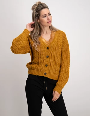 Tramontana Cardigan Short Mohair Cables Y01-02-701