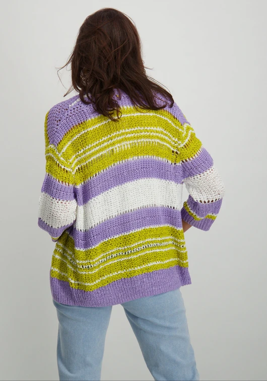 Tramontana Cardigan Striped Y01-12-701