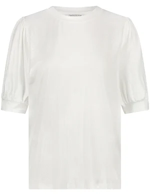 Tramontana Coated Puff-Sleeve T-Shirt D05-15-401