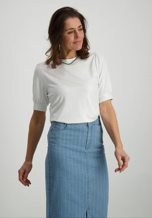 Tramontana Coated Puff-Sleeve T-Shirt D05-15-401