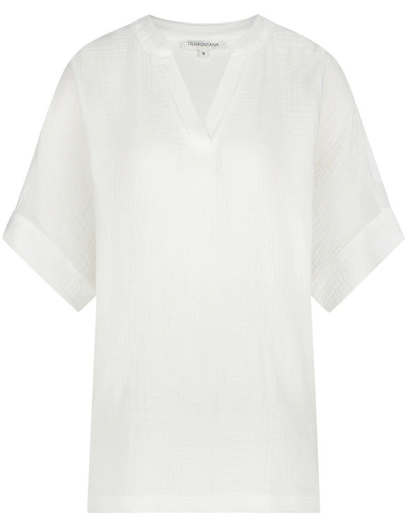 Tramontana Cotton Gauze Top Q09-16-401