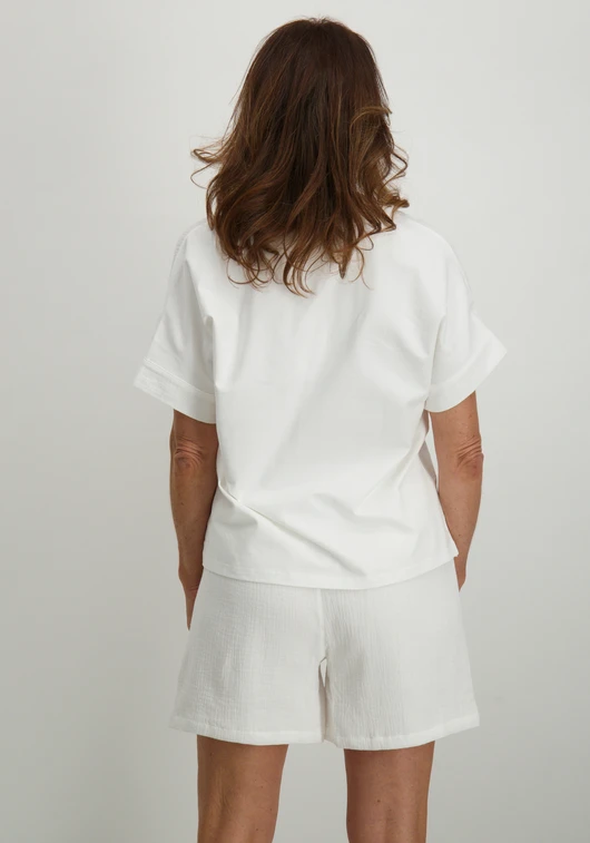 Tramontana Cotton Gauze Top Q09-16-401