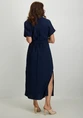 Tramontana Crinkled Button-Down Dress S01-16-501